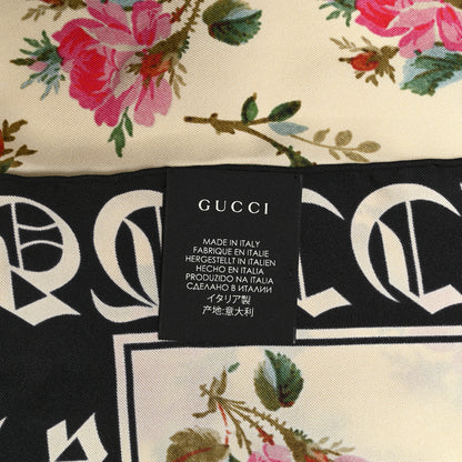 Gucci Silk Flower Print Scarf 3 of 3
