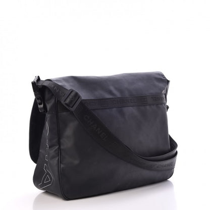 Chanel Vinyl Sport CC Messenger Black 3 of 18