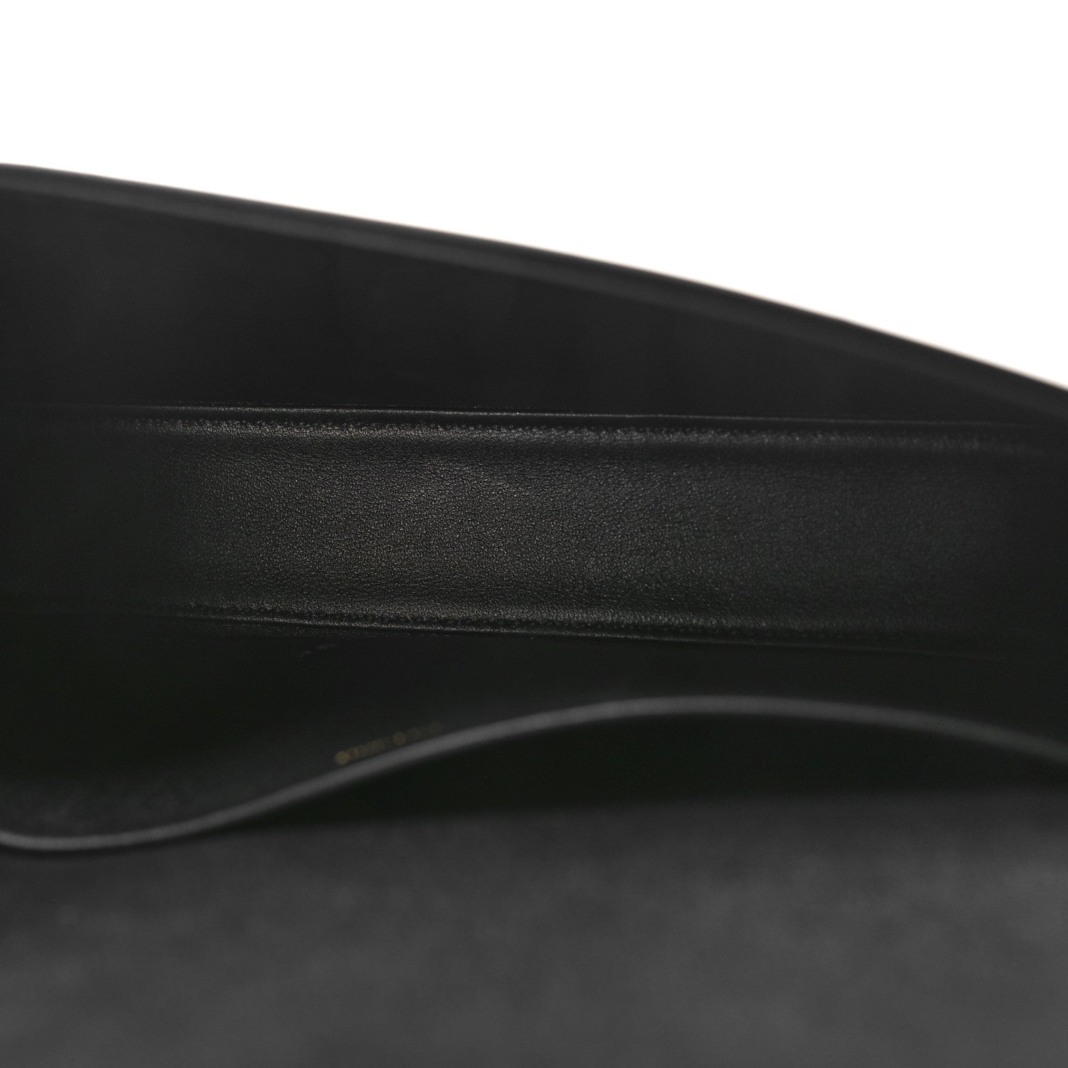 Celine Shiny Calfskin Triomphe Shoulder Bag Black 5 of 9