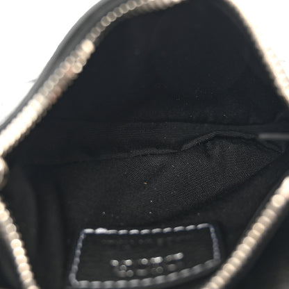 Christian Dior Grained Calfskin Mens Mini Saddle Bag Black 5 of 10