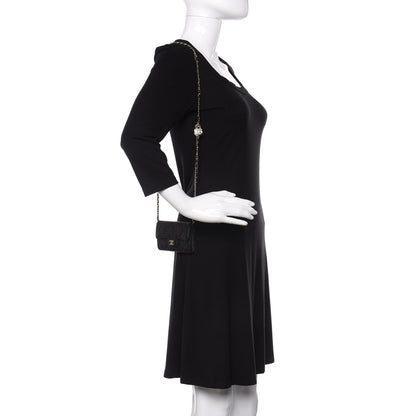 Chanel Caviar Quilted Flap Classic Belt Bag Black 2 of 12