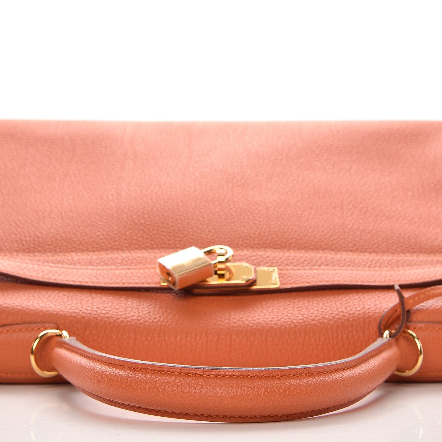 Hermes Togo Kelly Retourne 35 Orange 25 of 34
