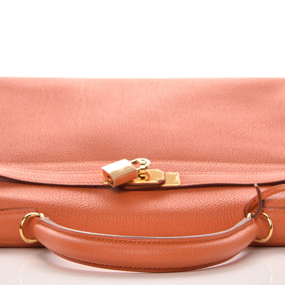 Hermes Togo Kelly Retourne 35 Orange 25 of 34