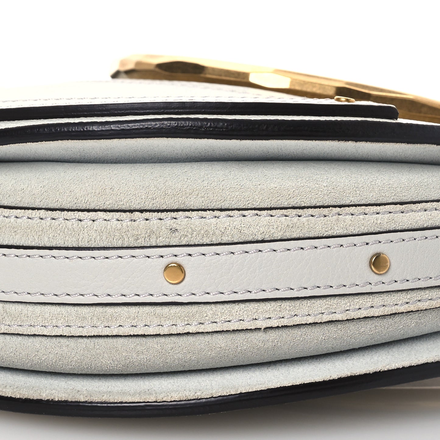 Calfskin Suede Small Pixie Bag Airy Grey