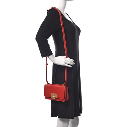 Bottega Veneta Spazzolato Calfskin Mini Classic BV Bag Bright Red 2 of 8