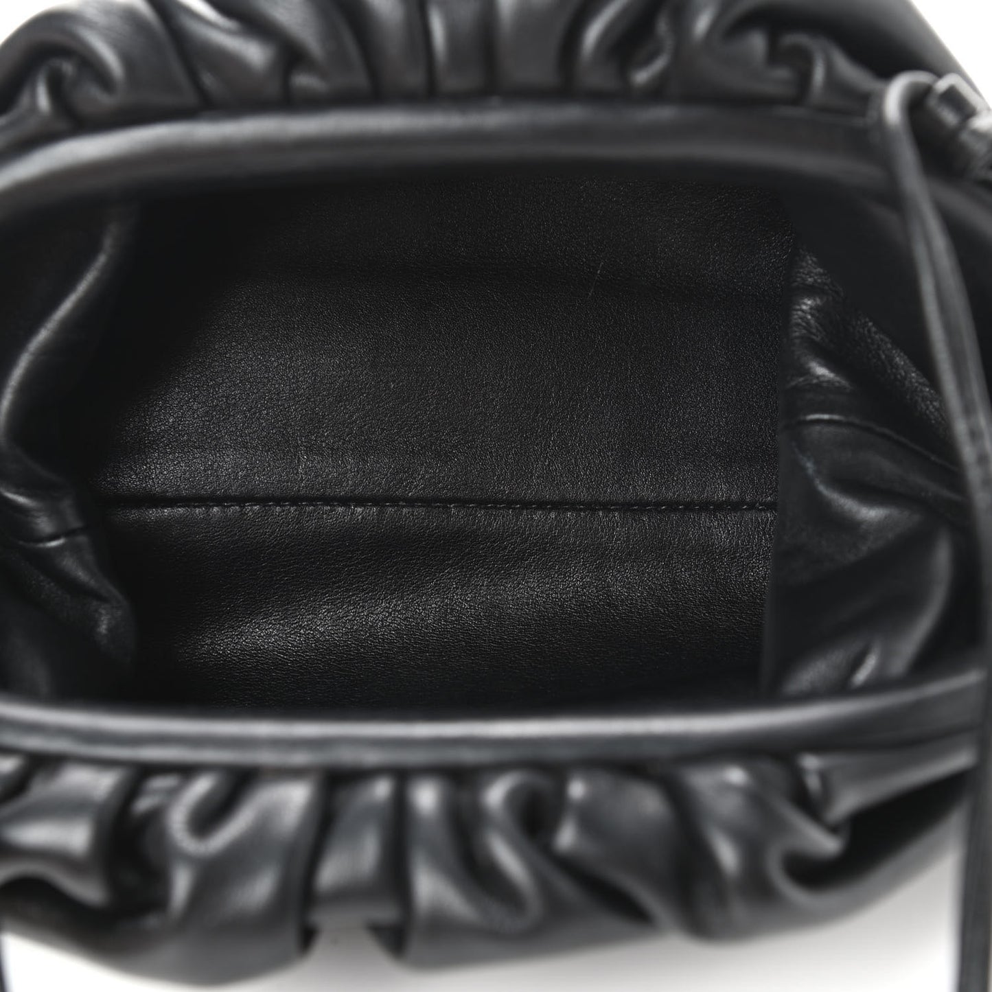 Butter Calfskin The Mini Pouch Black