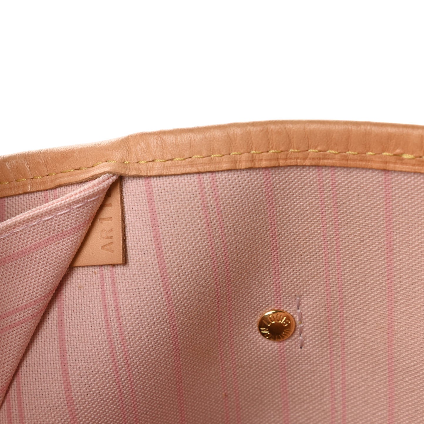 Damier Azur Neo Neverfull MM Rose Ballerine