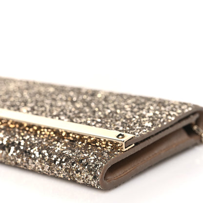 Jimmy Choo Glitter Clutch Gold 8 of 8