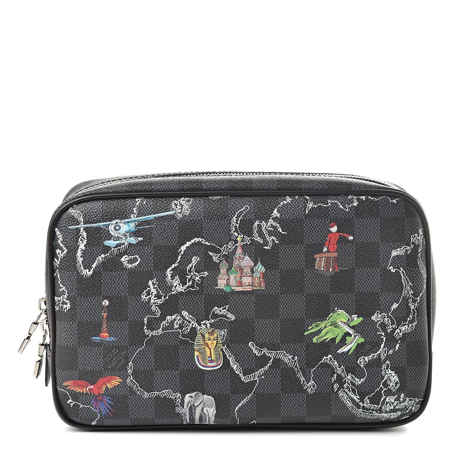 Louis Vuitton Damier Graphite Renaissance Trousse Toilette GM 1 of 8