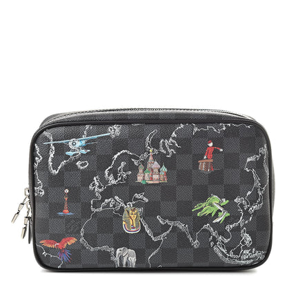 Louis Vuitton Damier Graphite Renaissance Trousse Toilette GM 1 of 8