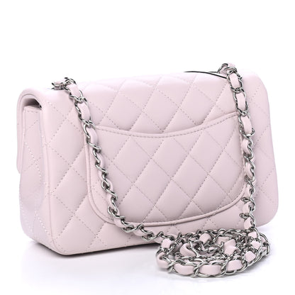 Chanel Lambskin Quilted Mini Rectangular Flap Light Purple 2 of 4
