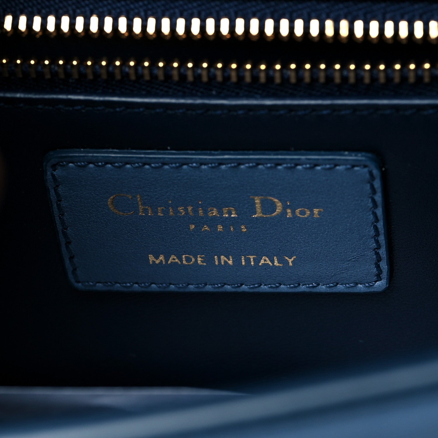 Christian Dior Smooth Calfskin Gradient 30 Montaigne Flap Bag Indigo Blue 6 of 12
