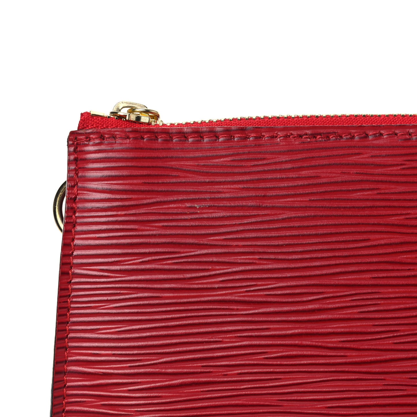 Epi Pochette Accessories 24 Castillan Red