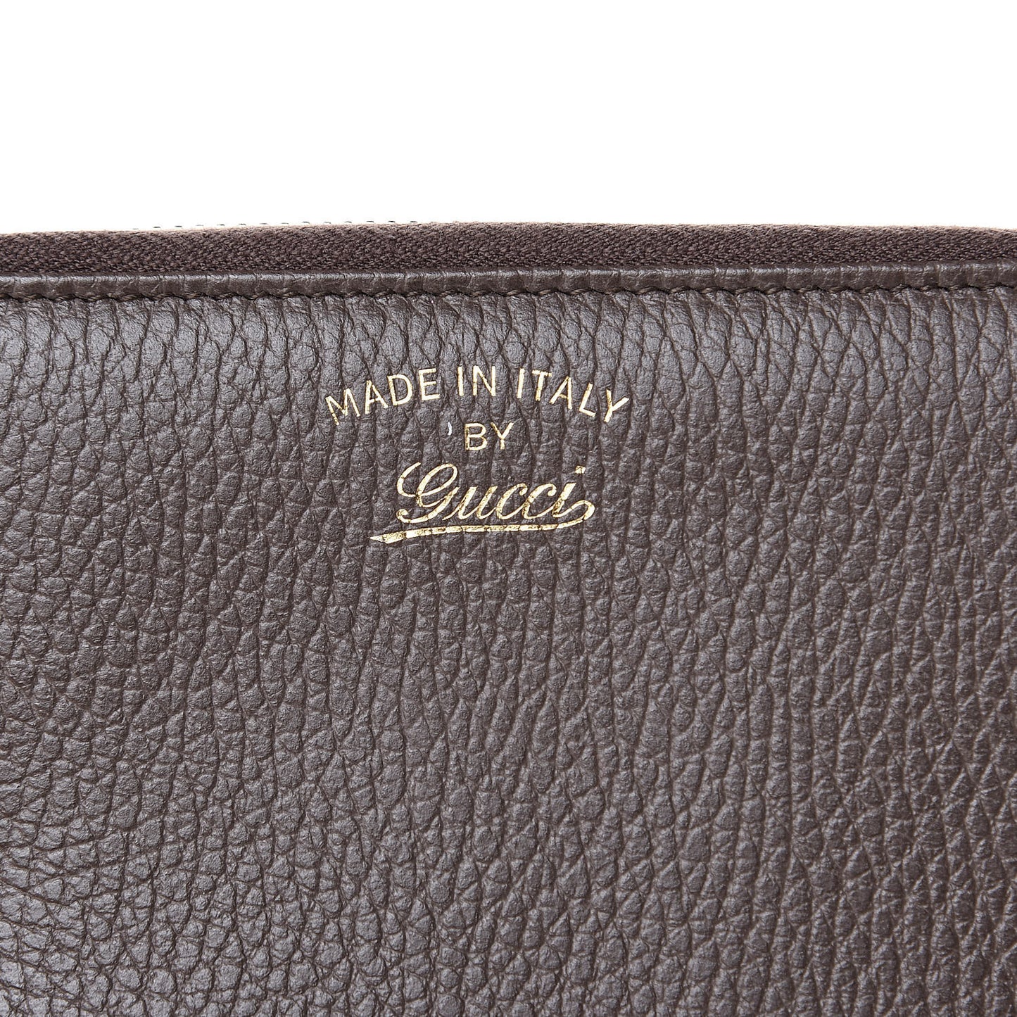 Dollar Calfskin Bi-Color Medium Swing Zip Around Wallet Grey Field Soft Pink