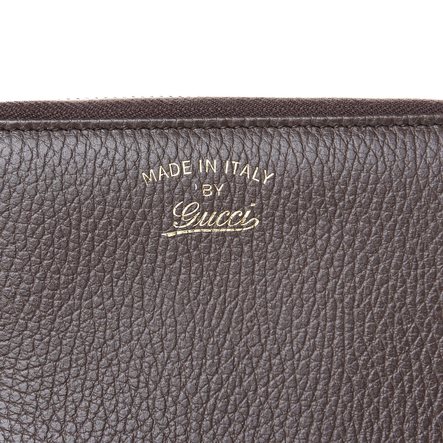 Gucci Dollar Calfskin Bi-Color Medium Swing Zip Around Wallet Grey Field Soft Pink 8 of 8