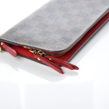 Louis Vuitton Damier Ebene Insolite Wallet Red 5 of 10