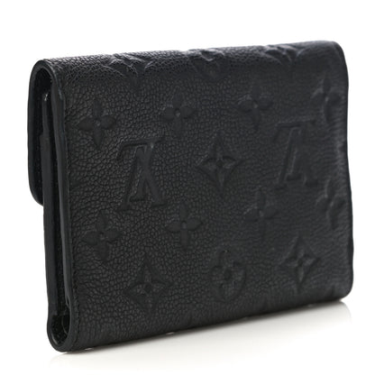 Louis Vuitton Empreinte Compact Curieuse Wallet Black 3 of 15