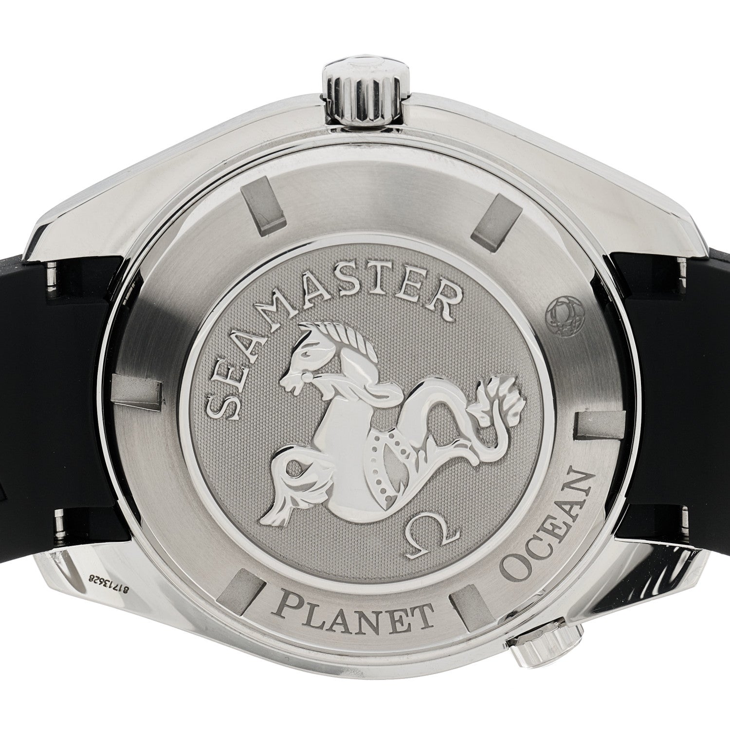 Omega Stainless Steel Rubber 43mm Seamaster Planet Ocean Co-Axial Automatic Watch Black 2200.51.00 4 of 4