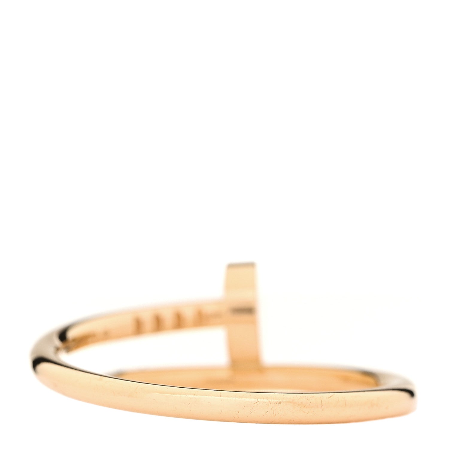 Cartier 18K Yellow Gold Small Juste Un Clou Ring 55 7.25 3 of 6
