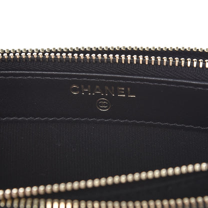 Chanel Caviar Quilted CC Filigree Clutch With Chain Black 6 of 9