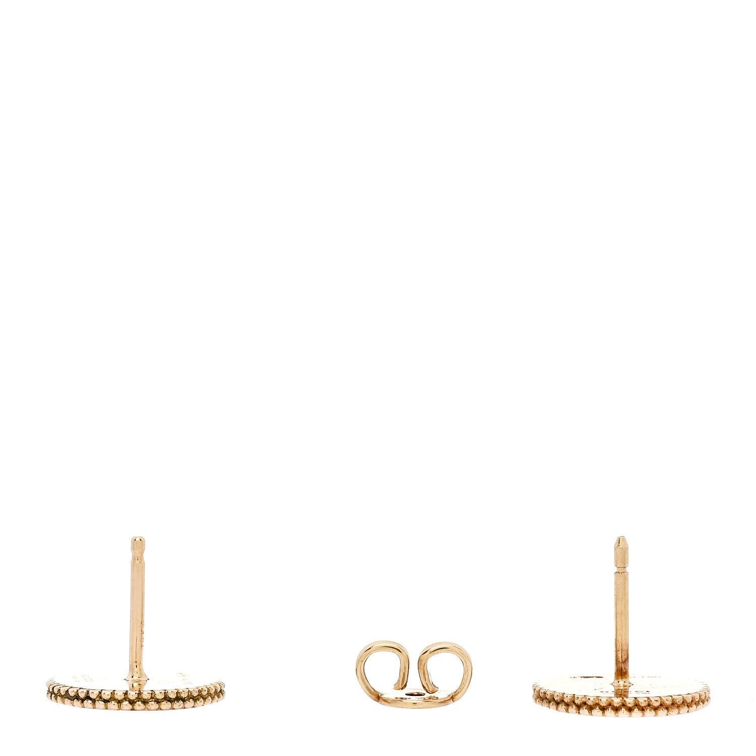 Gucci 18K Yellow Gold Enamel Icon Blooms Earrings 3 of 4