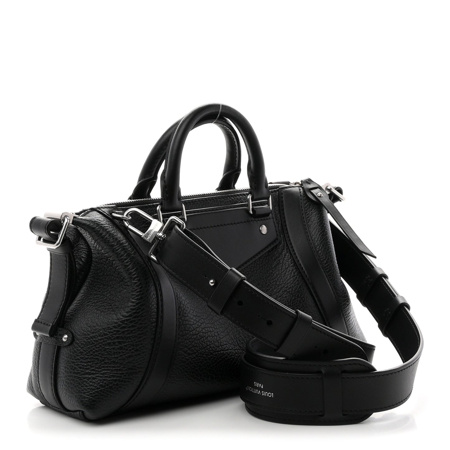 Pixel Lambskin LV Biker PM Black