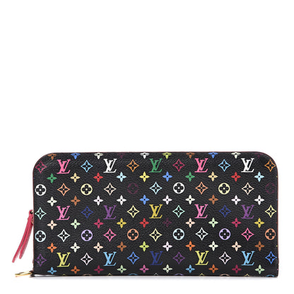 Louis Vuitton Monogram Multicolor Insolite Wallet Black Grenade 1 of 8