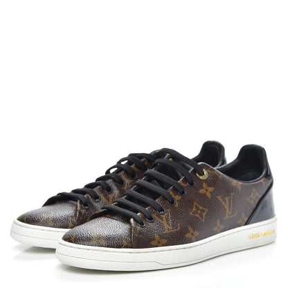 Louis Vuitton Patent Monogram Frontrow Sneakers 40 3 of 10