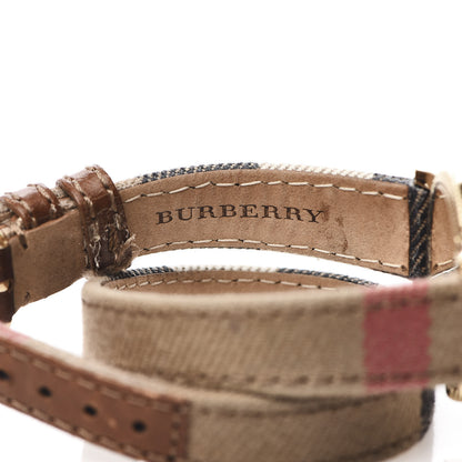 Burberry Stainless Steel Calfskin 30mm Double Wrap Quartz Watch BU7851 4 of 6