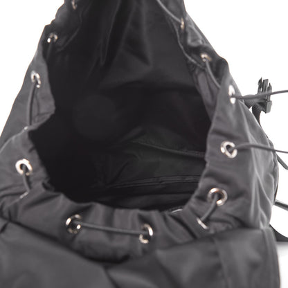 Prada Tessuto Nylon Double Buckle Backpack Black 5 of 9