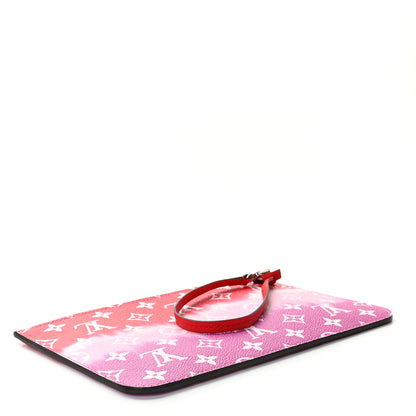 Louis Vuitton Monogram Escale Neverfull MM GM Pochette Rouge 4 of 8