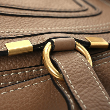 Chloe Calfskin Small Marcie Satchel Tan 12 of 13