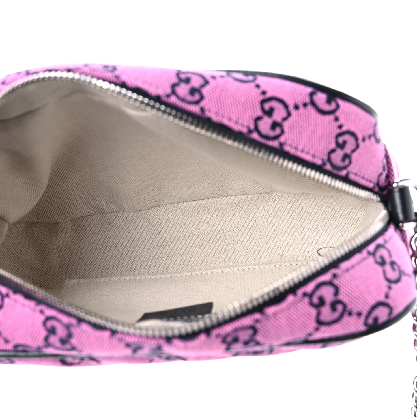 Monogram Multicolor Matelasse Diagonal Small GG Marmont Chain Shoulder Bag Pink Blue
