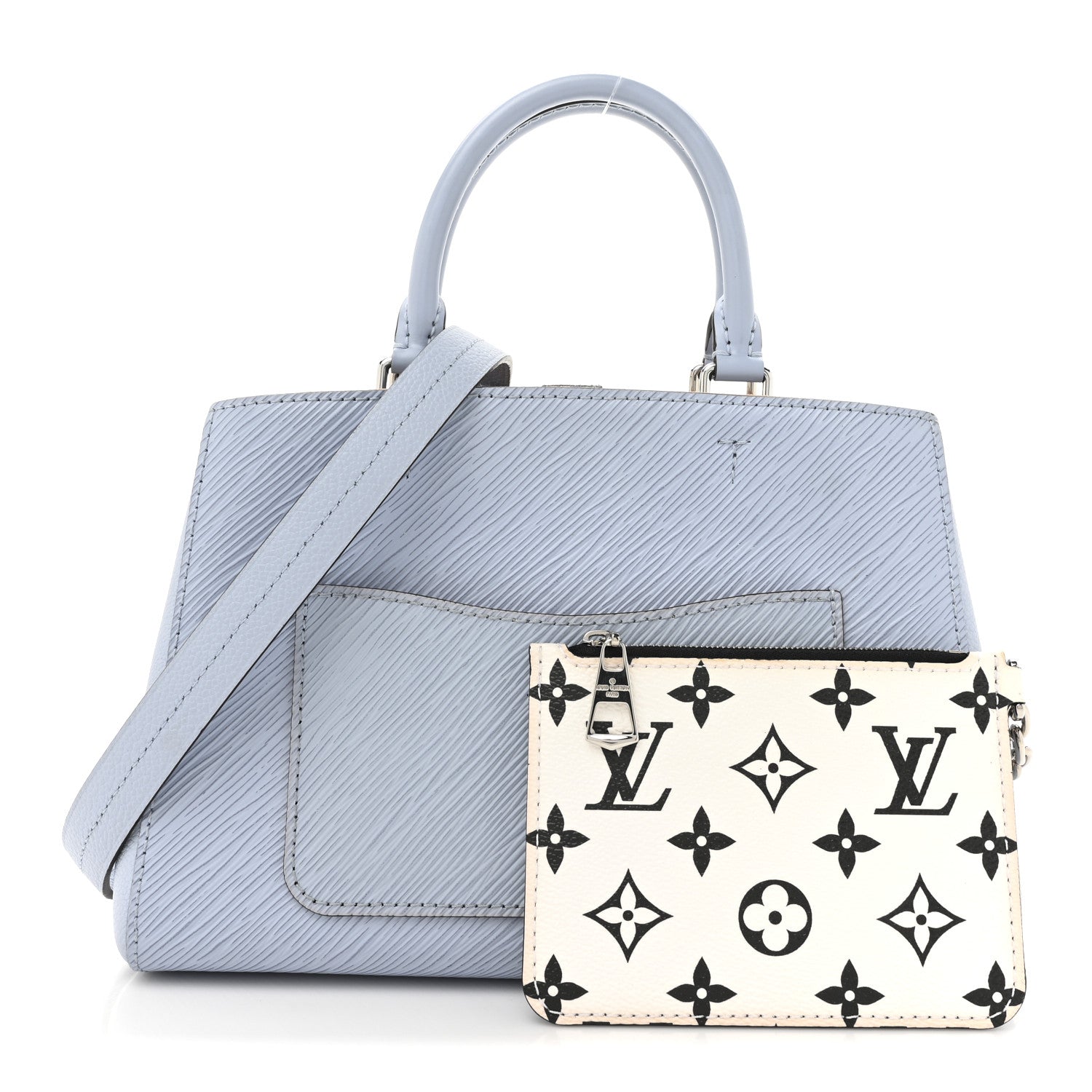 Louis Vuitton Epi Marelle Tote BB Bleu Nuage 3 of 10
