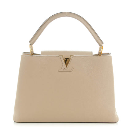 Louis Vuitton Taurillon Capucines MM Galet 1 of 7