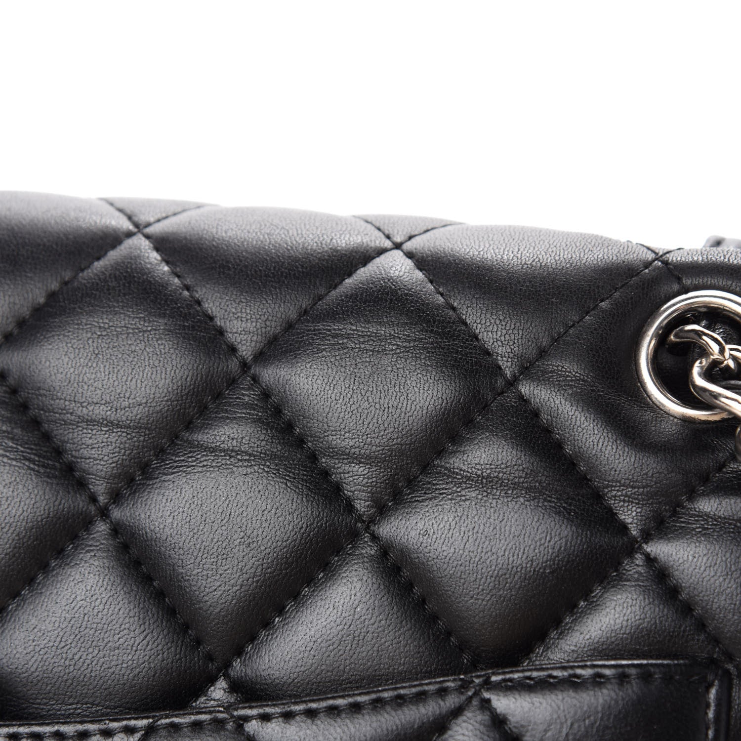 Chanel Lambskin Quilted Maxi Double Flap Black 9 of 16