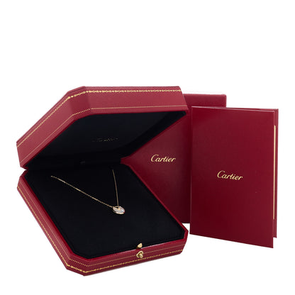Cartier 18K Yellow Gold Diamond Mother of Pearl XS Amulette de Cartier Pendant Necklace 5 of 5