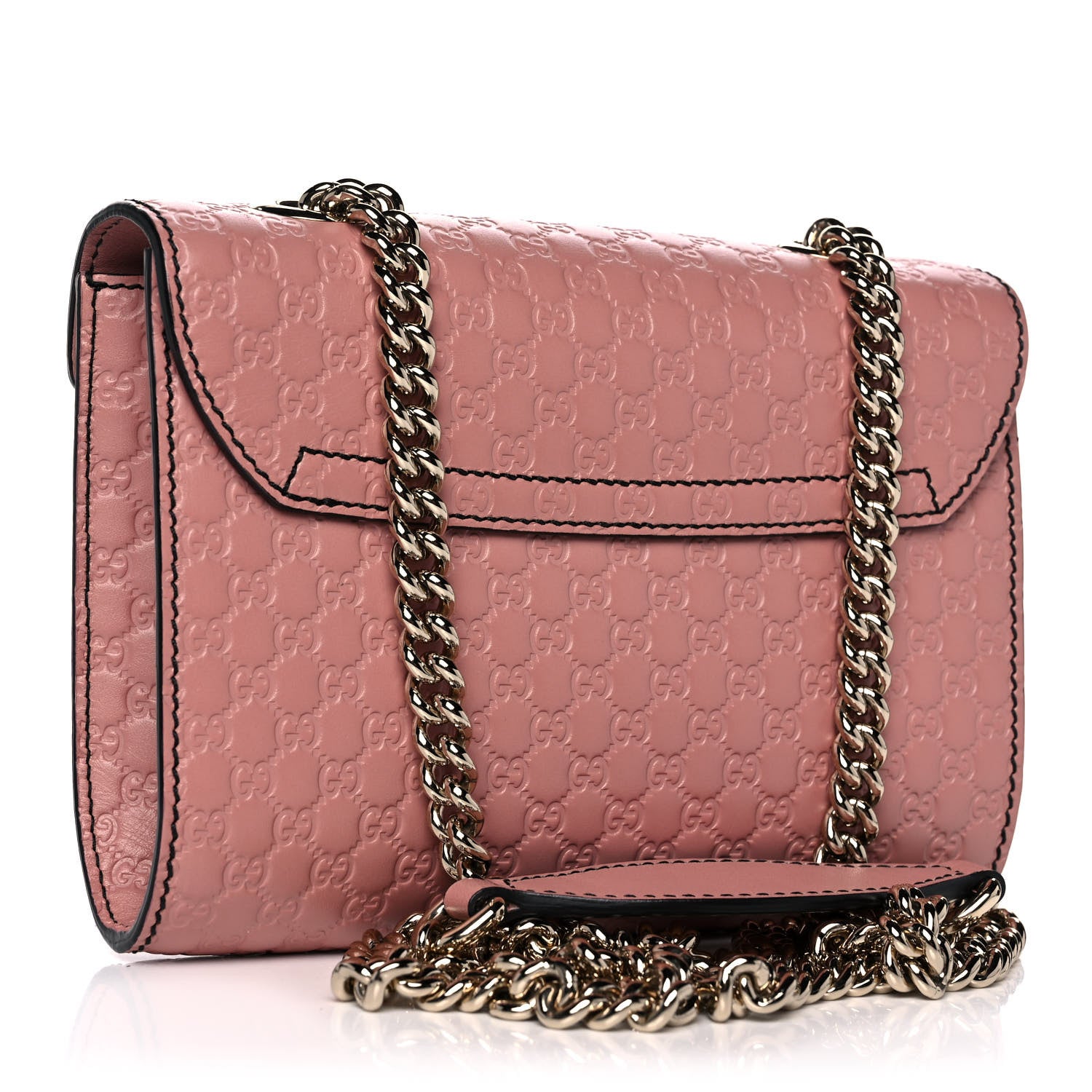 Gucci Microguccissima Mini Emily Shoulder Bag Soft Pink 3 of 11
