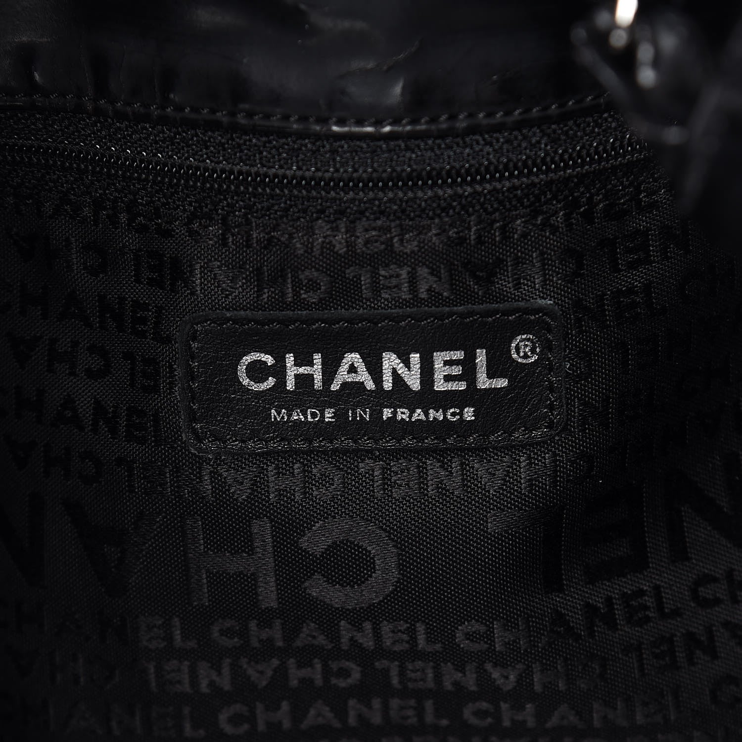 Chanel Vinyl XL Coco Cabas Black 7 of 21