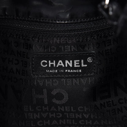 Chanel Vinyl XL Coco Cabas Black 7 of 21