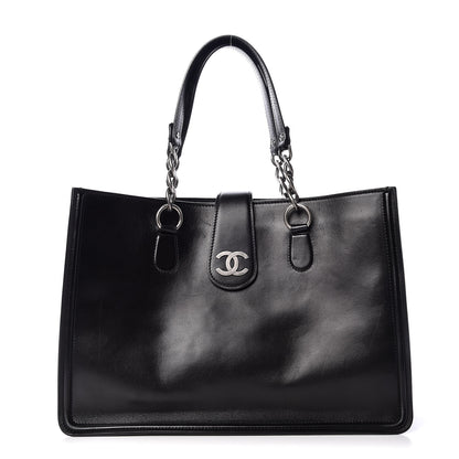 Chanel Smooth Calfskin Country Ride Tote Black 1 of 15