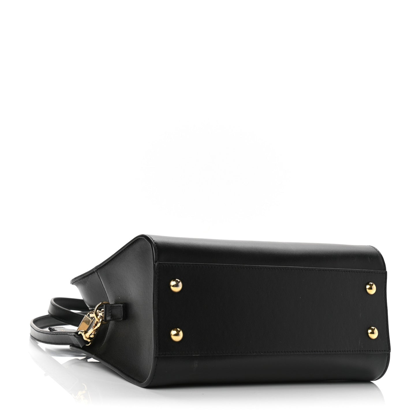 Calfskin Monogram Baby Cabas Black