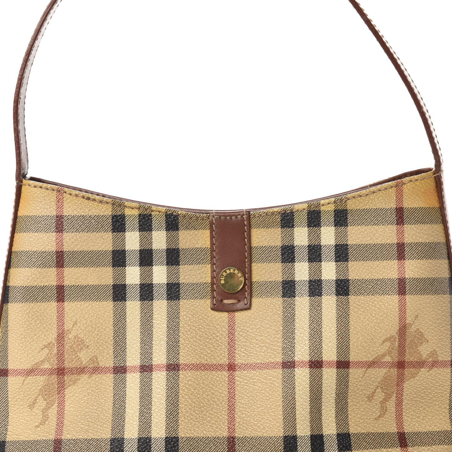 Haymarket Check Shoulder Bag Brown