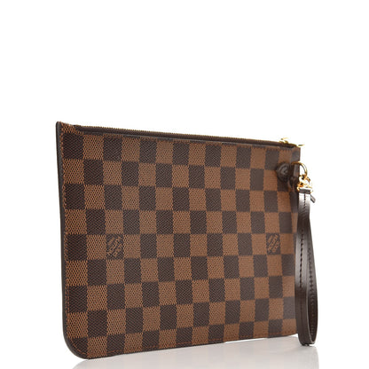 Louis Vuitton Damier Ebene Neverfull MM GM Pochette 3 of 8