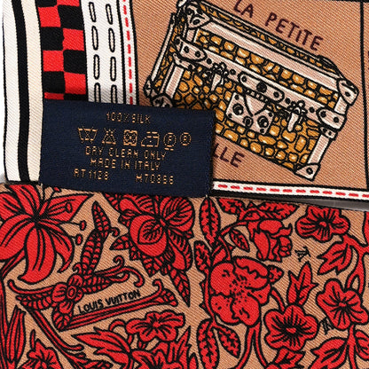 Louis Vuitton Silk Jeu De Louis BB Bandeau Beige 4 of 4