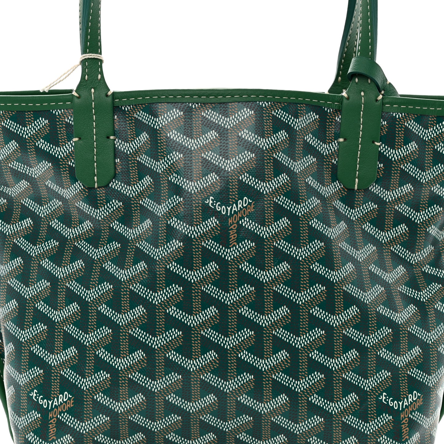 Goyardine Reversible Mini Anjou Green