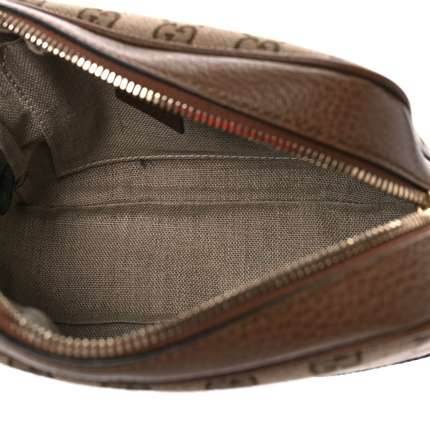 Monogram Mini Bree Messenger Bag Beige Tabacco
