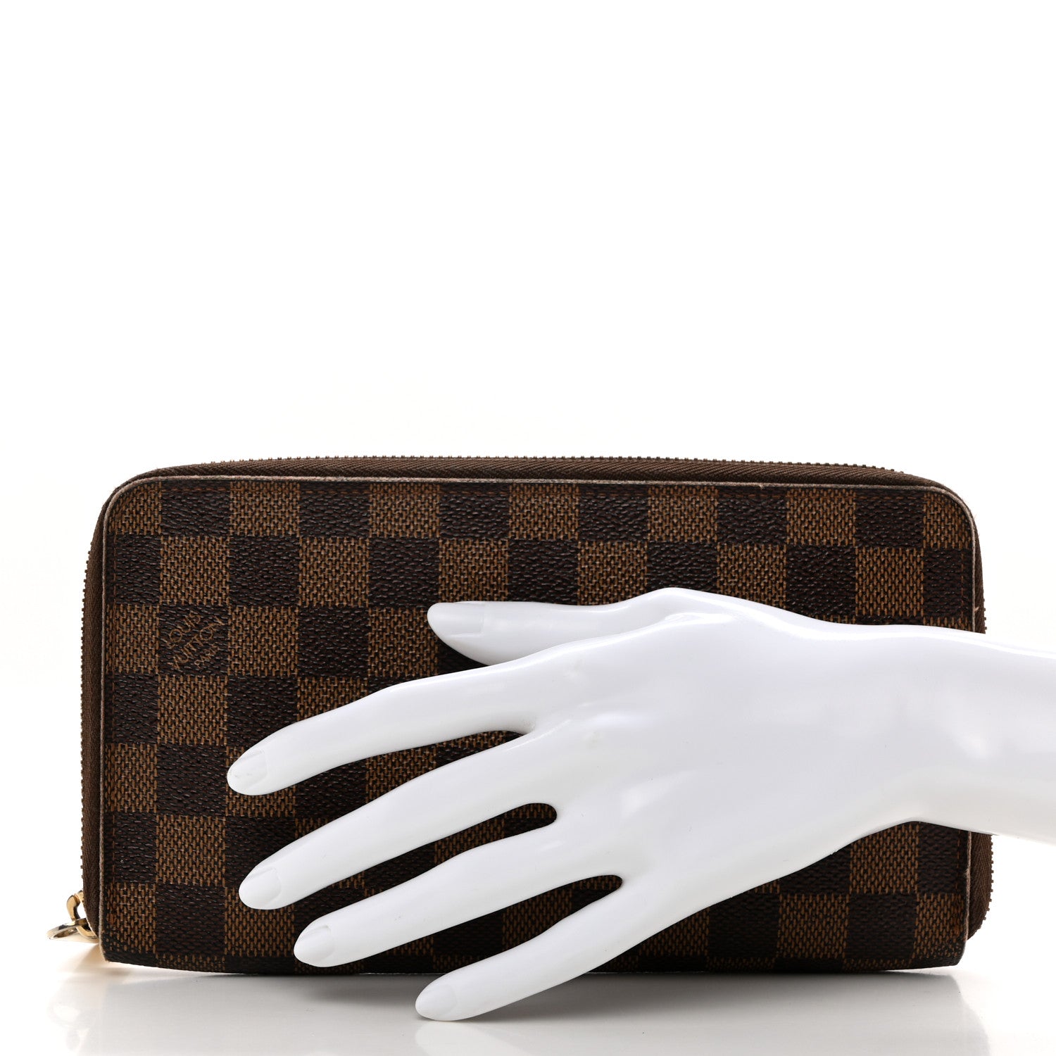 Louis Vuitton Damier Ebene Zippy Organizer Wallet 2 of 10