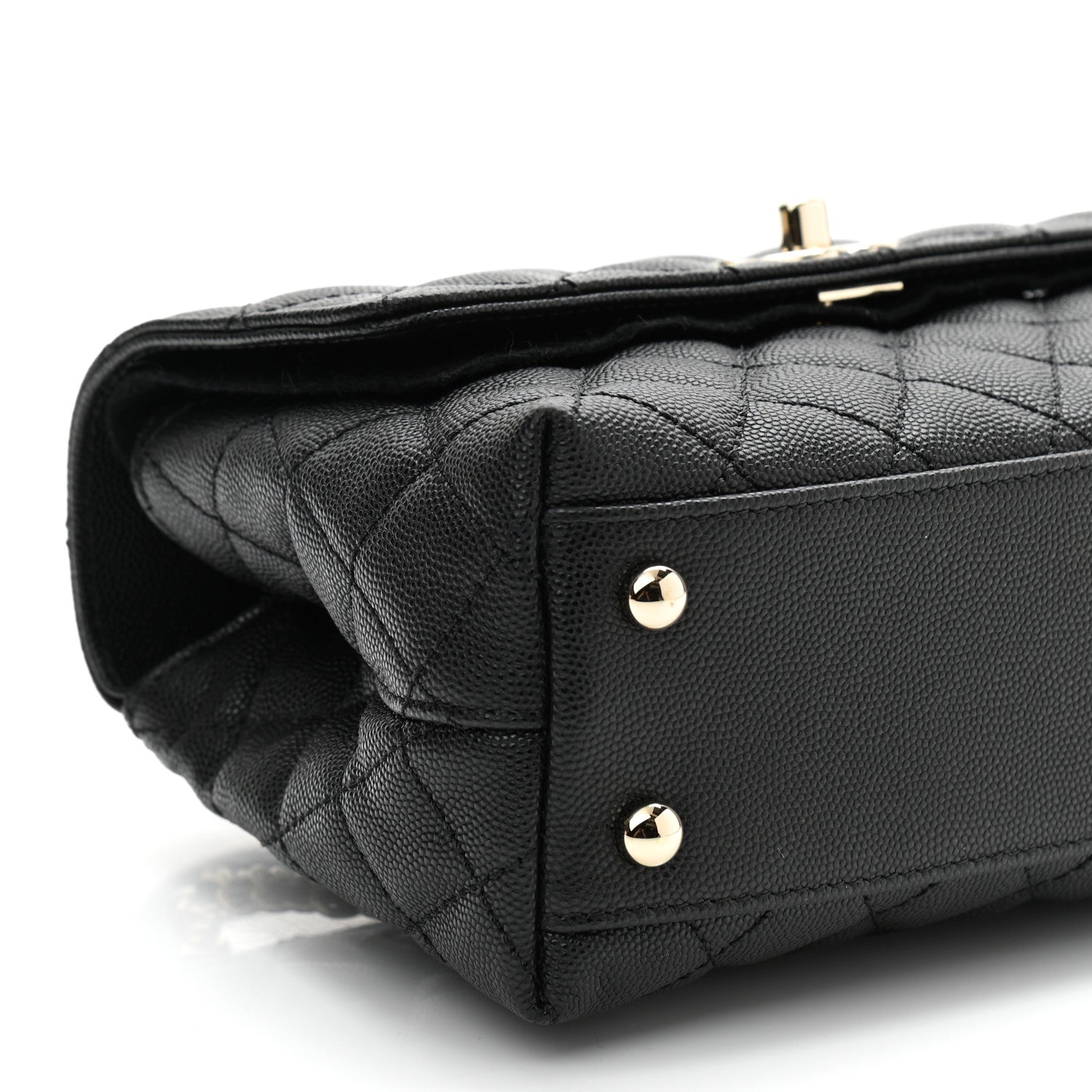 Chanel Caviar Quilted Mini Coco Handle Flap Black 8 of 10