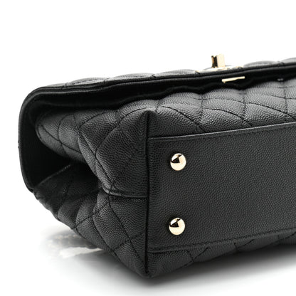 Chanel Caviar Quilted Mini Coco Handle Flap Black 8 of 10